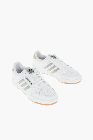 Leather CONTINENTAL 80 STRIPES sneakers with fabric details