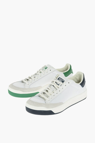 Fabric ROD LAVER sneakers with leather details