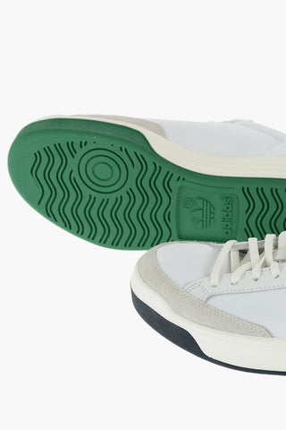 Fabric ROD LAVER sneakers with leather details