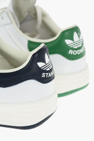 Fabric ROD LAVER sneakers with leather details