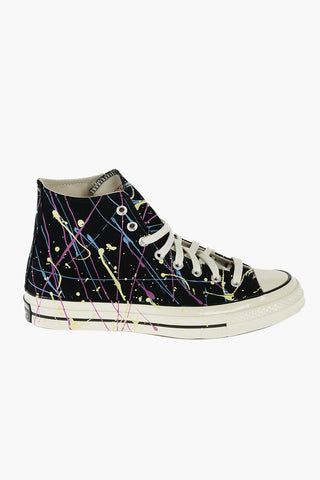ALL STAR CHUCK TAYLOR sneakers alte in tessuto effetto verniciato