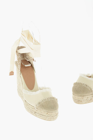 10.5cm Lace-up CATALINA Wedge espadrilles