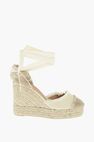 10.5cm Lace-up CATALINA Wedge espadrilles