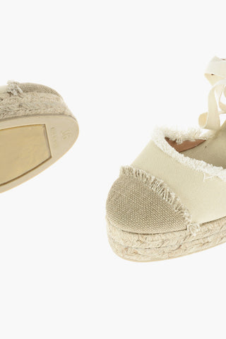 10.5cm Lace-up CATALINA Wedge espadrilles