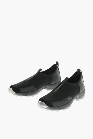 Sneakers Slip on in pelle e neoprene
