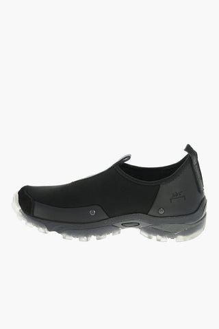 Sneakers Slip on in pelle e neoprene