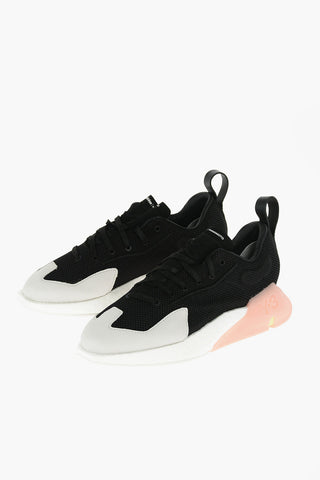 Y-3 BY YOHJI YAMAMOTO fabric ORISAN sneakers with leather details