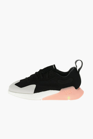 Y-3 BY YOHJI YAMAMOTO fabric ORISAN sneakers with leather details