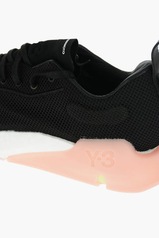 Y-3 BY YOHJI YAMAMOTO fabric ORISAN sneakers with leather details
