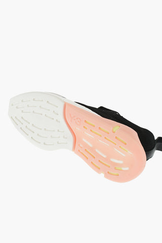 Y-3 BY YOHJI YAMAMOTO fabric ORISAN sneakers with leather details