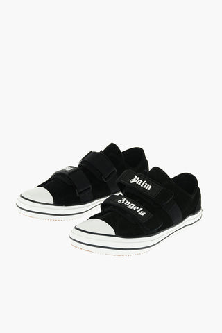 Sneakers VULCANIZED in pelle scamosciata con chiusura in velcro