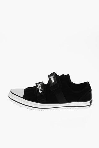 Sneakers VULCANIZED in pelle scamosciata con chiusura in velcro