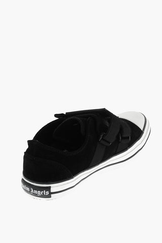 Sneakers VULCANIZED in pelle scamosciata con chiusura in velcro