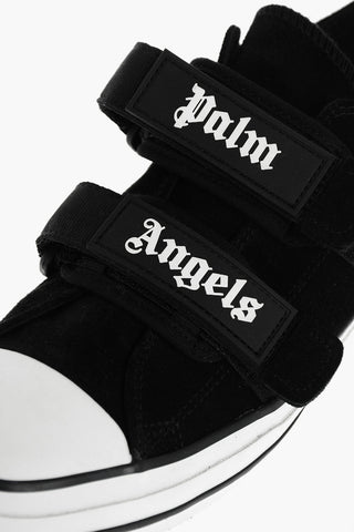 Sneakers VULCANIZED in pelle scamosciata con chiusura in velcro