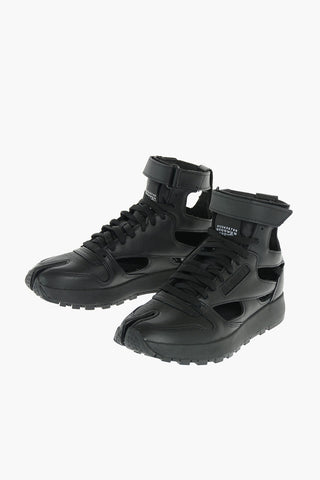 MM22 REEBOK leather TABI PROJECT 0 CL GL high top sneakers with cut out details