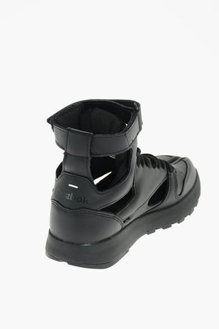 MM22 REEBOK leather TABI PROJECT 0 CL GL high top sneakers with cut out details