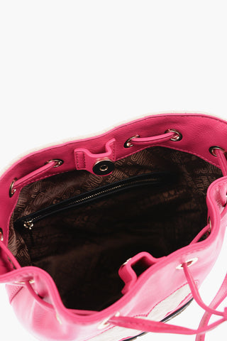 LOVE faux leather bucket bag