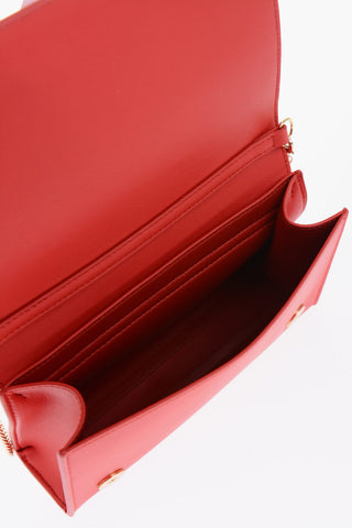 LOVE pochette in ecopelle con tracolla removibile