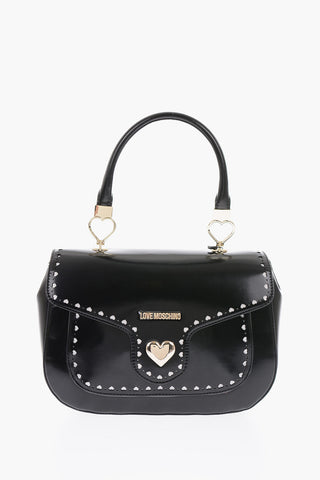LOVE borsa in ecopelle con tracolla removibile