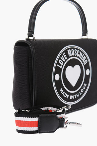 LOVE top handle bag with removable shoulder strap