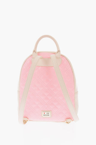 LOVE zaino in ecopelle con ricamo logo