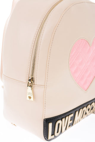 LOVE zaino in ecopelle con ricamo logo