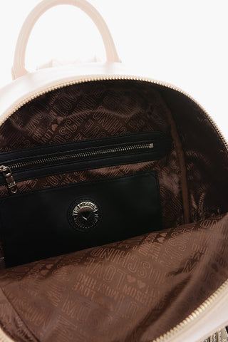 LOVE zaino in ecopelle con ricamo logo