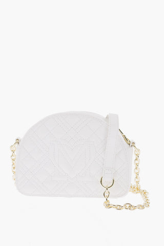 LOVE mini borsa a tracolla trapuntata in ecopelle