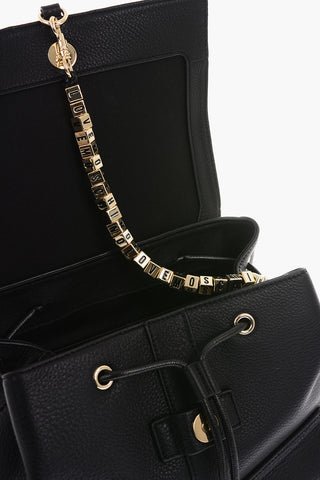 LOVE zaino in pelle con tasche a toppa frontali