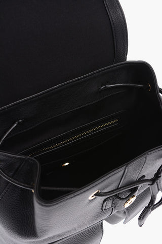 LOVE zaino in pelle con tasche a toppa frontali