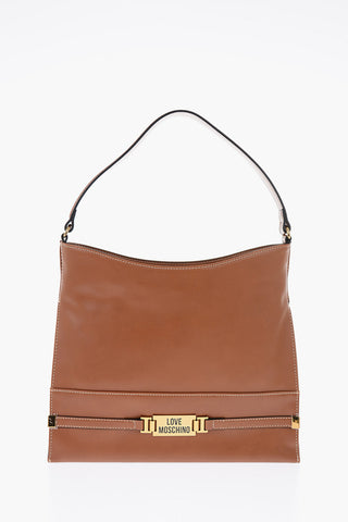LOVE borsa in ecopelle con logo dorato