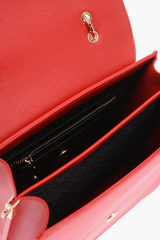LOVE borsa tote in ecopelle con catena