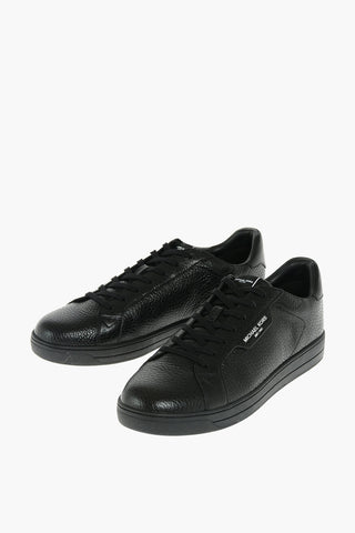 Lace Up KEATING Textured Leather Sneakers