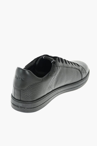 Lace Up KEATING Textured Leather Sneakers