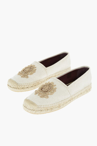 Espadrillas BOCCACCIO in Tela con Stemma Ricamato