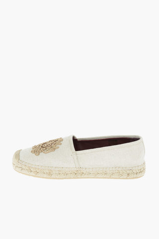 Espadrillas BOCCACCIO in Tela con Stemma Ricamato