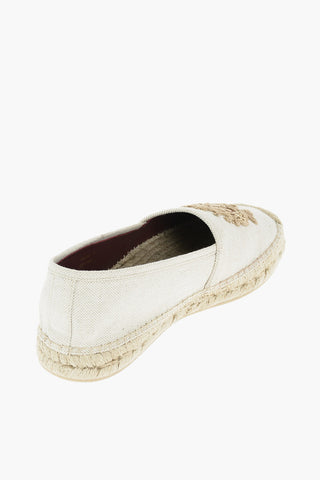 Espadrillas BOCCACCIO in Tela con Stemma Ricamato