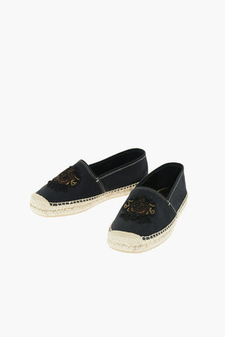Embroidered Emblem BOCCACCIO Canvas Espadrillas