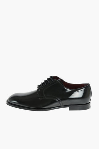 Lace up MICHELANGELO Brushed Leather Derby Shoes