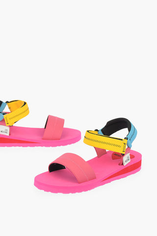 LOVE zigzag motif EVA30 sandals with touch strap closure