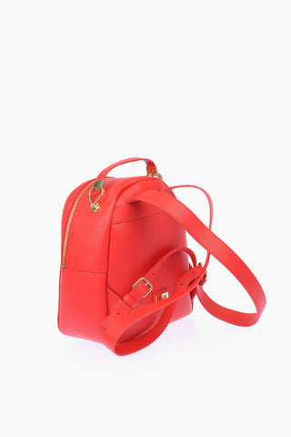 LOVE faux leather backpack with golden details