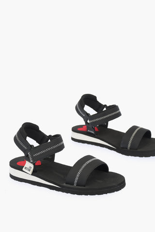 LOVE Sandals EVA30 with Zigzag Pattern and Velcro Closure