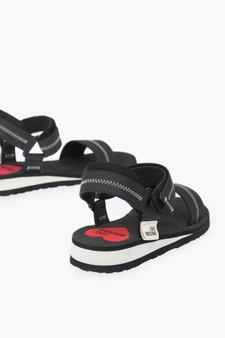 LOVE Sandals EVA30 with Zigzag Pattern and Velcro Closure