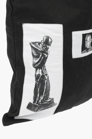 DRKSHDW Shopper in tessuto con toppe