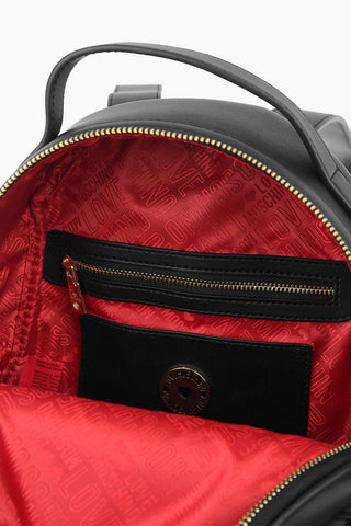 LOVE faux leather backpack with golden chain