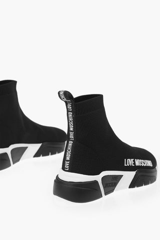 LOVE sneakers high top sock RUNNING35 with logo band