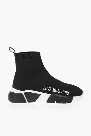 LOVE sneakers high top sock RUNNING35 with logo band