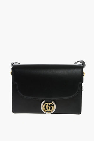 Borsa a Spalla GG PLAQUE in Pelle