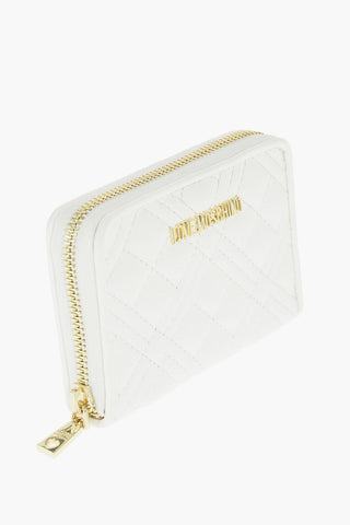 LOVE quilted faux leather wallet