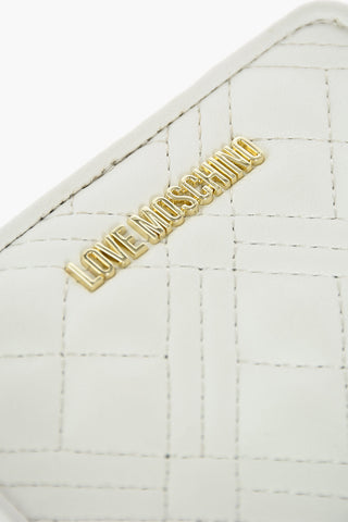 LOVE quilted faux leather wallet